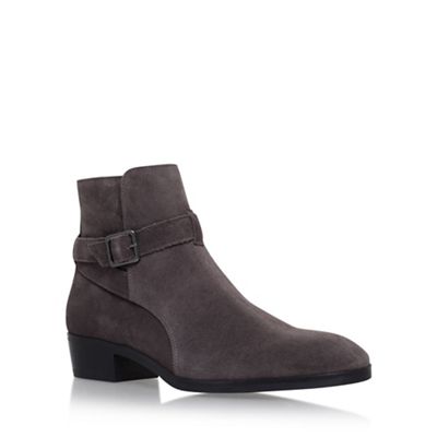 Grey 'Ludlam' flat chelsea boots